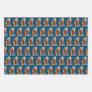 Feuille De Papier Cadeau Enveloppe cadeau Biden Harris