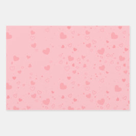 Feuille De Papier Cadeau Enveloppe cadeau de coeur