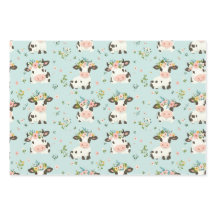 Enveloppement Cadeau À Fleur De Vache Cute Pour To