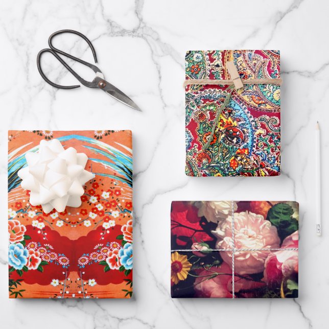 Feuille De Papier Cadeau Enveloppez-le dans Beauty ! (Recto)