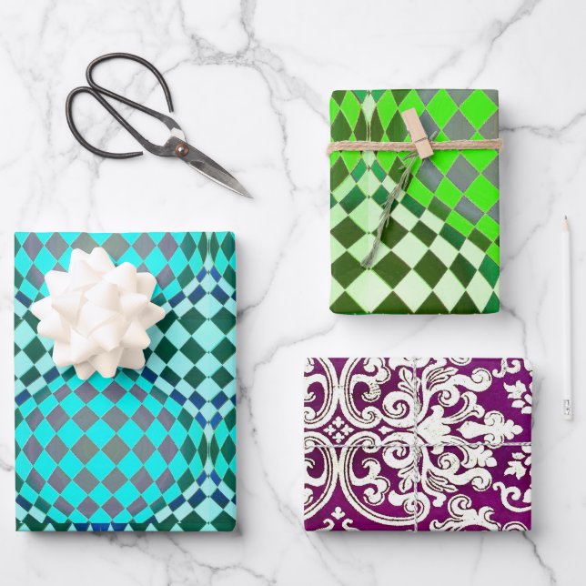 Feuille De Papier Cadeau Enveloppez-le dans Beauty ! (Recto)