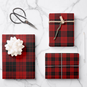 Feuille De Papier Cadeau Erskine (Paton) Tartan Plaid Motif écossais