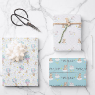 Feuille De Papier Cadeau Faire Un Enveloppement Souhaitable Anniversaire Fe