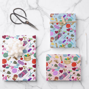 Feuille De Papier Cadeau fait à la main avec amour