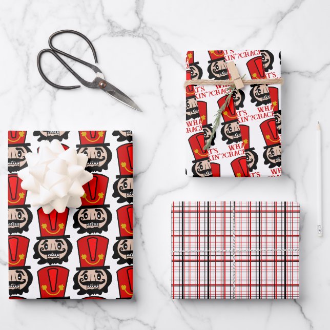 Feuille De Papier Cadeau Fantaisie Noël (Recto)