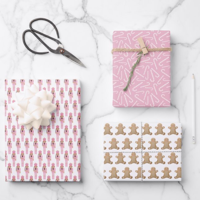 Feuille De Papier Cadeau Favoris Pastel Pink (Recto)