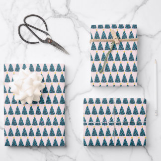 Feuille De Papier Cadeau Ferme de Noël