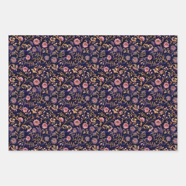 Feuille De Papier Cadeau Festive indienne (Devant)