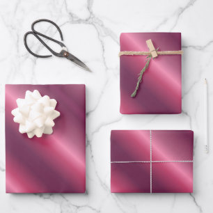 Feuille De Papier Cadeau Fête Noël Anniversaire Bordeaux Glossy