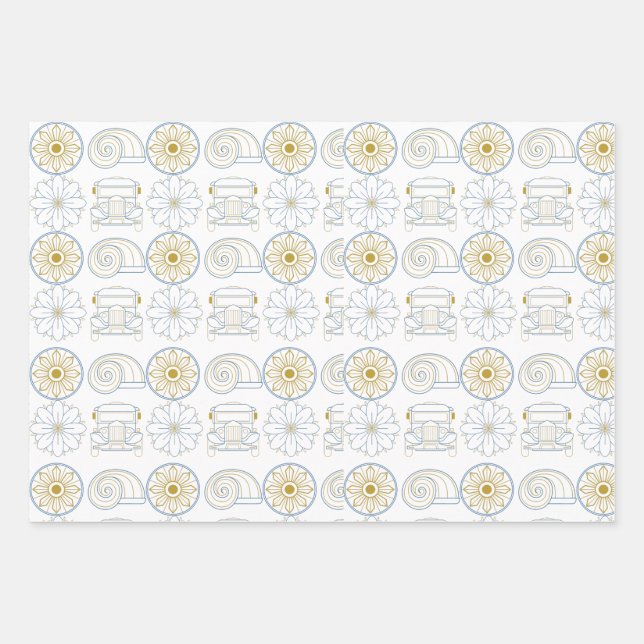 Feuille De Papier Cadeau Filipino Inspired Wrapping Paper (Devant)