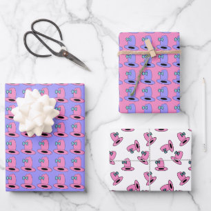 Feuille De Papier Cadeau Fille fille Casquette Anniversaire