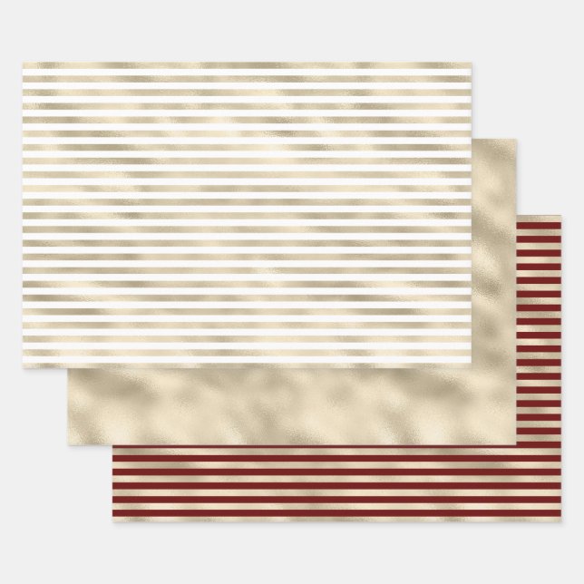 Feuille De Papier Cadeau Fille Glam Gold Glitz raypes (Lot)