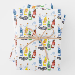 Feuille De Papier Cadeau Fizzy Lifting Drink Graphic