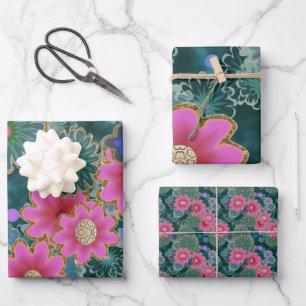 Feuille De Papier Cadeau Flower Power Explosion amusant unique