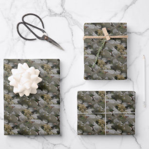 Feuille De Papier Cadeau Flowers White Lace Cap