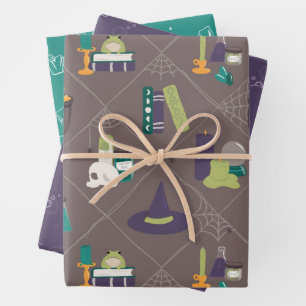 Feuille De Papier Cadeau Fournitures d'orthographe Halloween