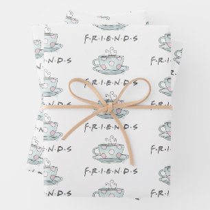 Feuille De Papier Cadeau FRIENDS™   Aquarelle de café