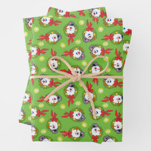 Feuille De Papier Cadeau Frosty the Snowman™ Crème Frosty Holiday
