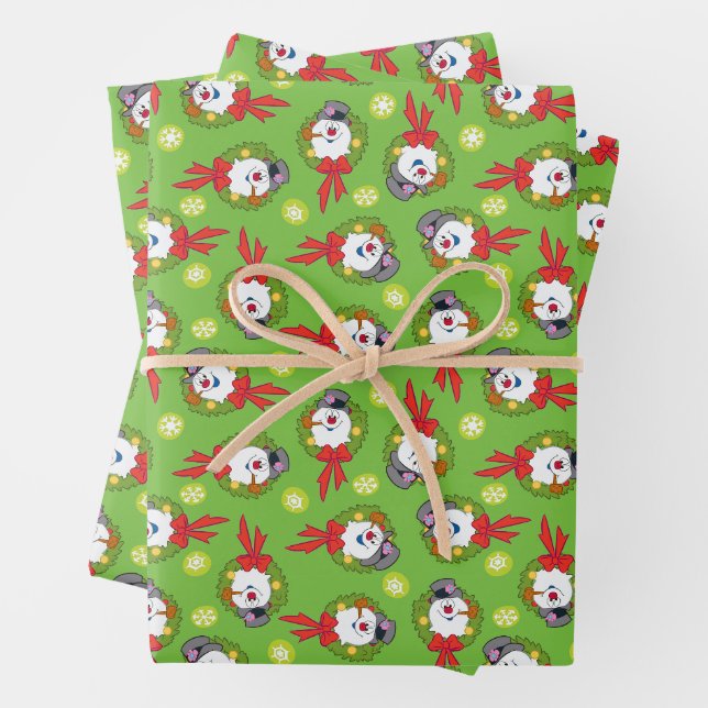 Feuille De Papier Cadeau Frosty the Snowman™ | Crème Frosty Holiday (En situation)