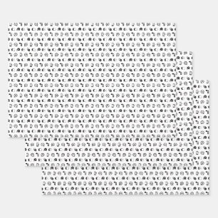 Feuille De Papier Cadeau Fun Cell Phone Text Messaging Motif COULEUR PERSON