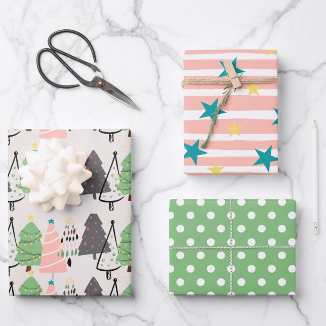 Feuille De Papier Cadeau Fun Kids Noël (Recto)