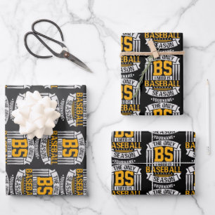 Feuille De Papier Cadeau Funny Baseball Sarcasme