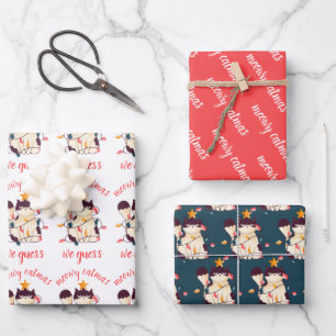 Feuille De Papier Cadeau Funny Sarcastic chat Pun