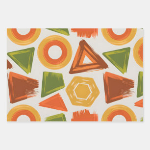 Feuille De Papier Cadeau Geo Groove