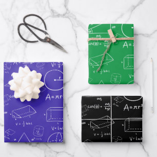 Feuille De Papier Cadeau Géométrie Professionnel