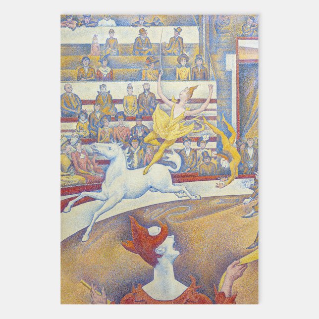 Feuille De Papier Cadeau Georges Seurat - Le Cirque (Créateur téléchargé)