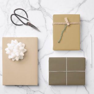 Feuille De Papier Cadeau Gingembre ordinaire Fortune Cookie Brown Tons 3