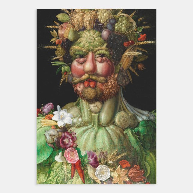 Feuille De Papier Cadeau Giuseppe Arcimboldo - Vertumnus (Créateur téléchargé)