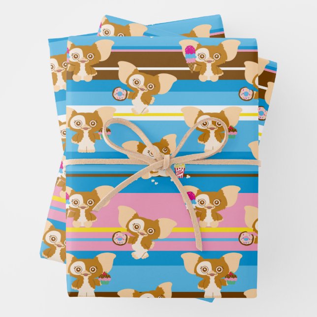 Feuille De Papier Cadeau Gizmo | Motif comique mignon (En situation)