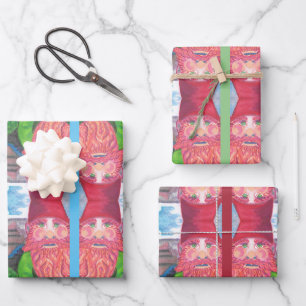 Feuille De Papier Cadeau Gnome