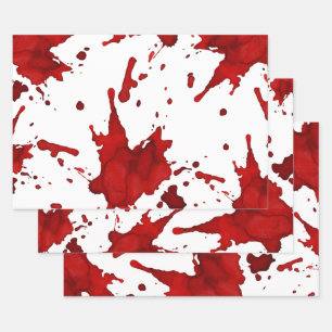 Feuille De Papier Cadeau Gouffre de sang