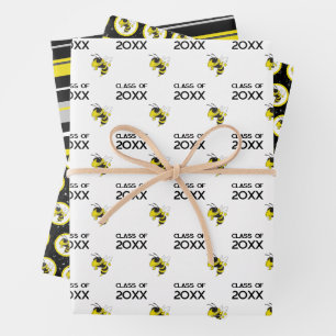 Feuille De Papier Cadeau Graduation Fairview High Yellow Jackets Classe de