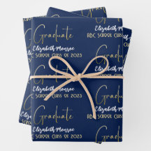 Gradué Gold Calligraphie Script moderne