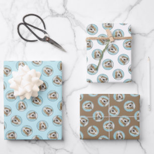 Feuille De Papier Cadeau Grand Basset Griffon Vendeen GBGV Original Chien A
