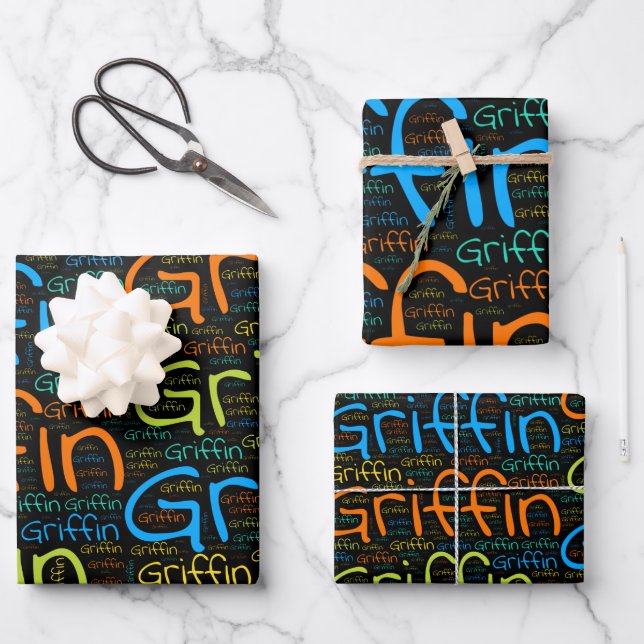 Feuille De Papier Cadeau Griffin (Recto)