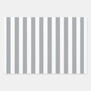 Feuille De Papier Cadeau Gris et blanc