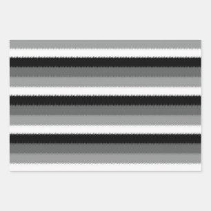 Feuille De Papier Cadeau Gris noir Gris cendré blanc