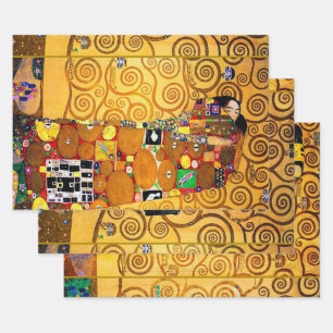 Feuille De Papier Cadeau Gustav Klimt, l'arbre de vie