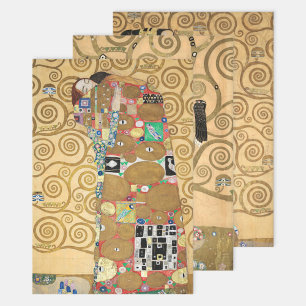 Feuille De Papier Cadeau Gustav Klimt - Stoclet Frieze Arbre de vie