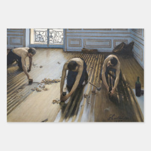 Feuille De Papier Cadeau Gustave Caillebotte - Les Graveuses