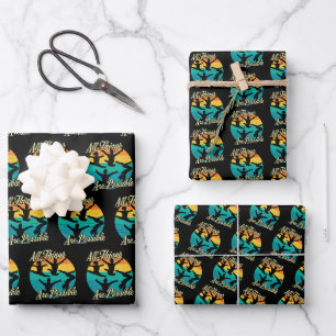 Feuille De Papier Cadeau Gymnastique Féminine - Tout est Possible