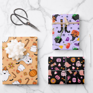 Feuille De Papier Cadeau Halloween drôle