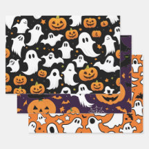 Halloween Fêtes Citrouille Fantôme chauves-souris 