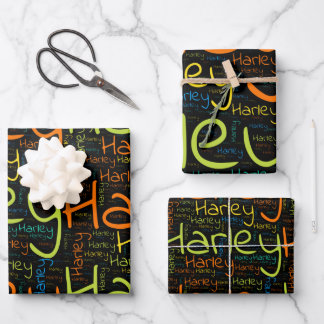 Feuille De Papier Cadeau Harley