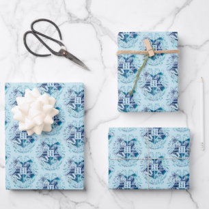 Feuille De Papier Cadeau Harry Potter   Aguamenti Blason de Poudlard™