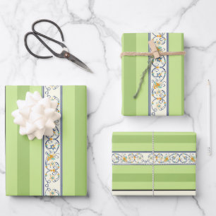 Feuille De Papier Cadeau Heure du printemps